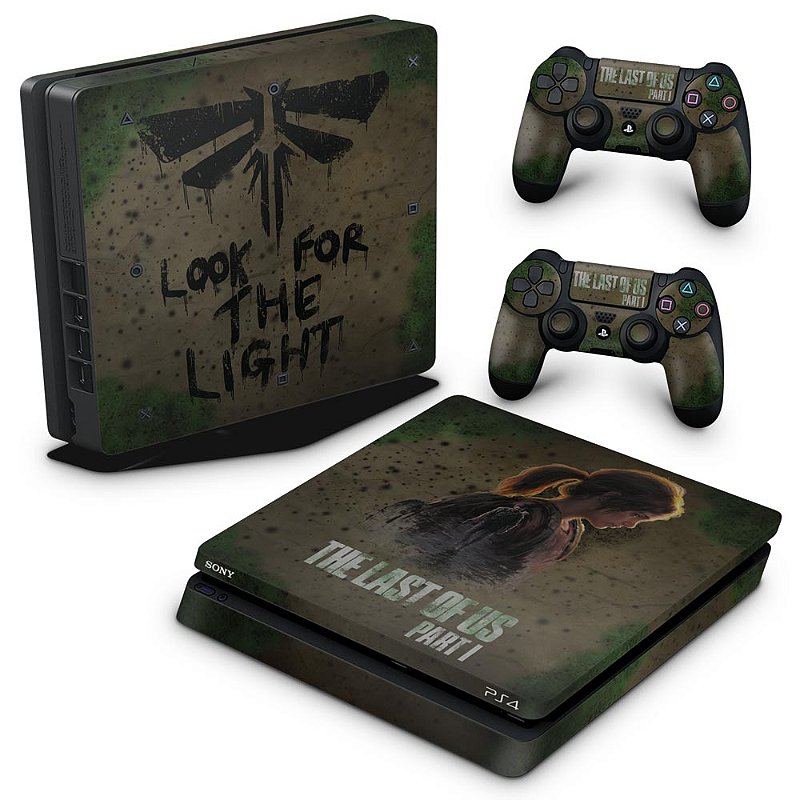 Capa Anti Poeira e Skin Compatível PS4 Slim - The Last of Us Part 1 I - Pop  Arte Skins - Capa para PS4 - Magazine Luiza