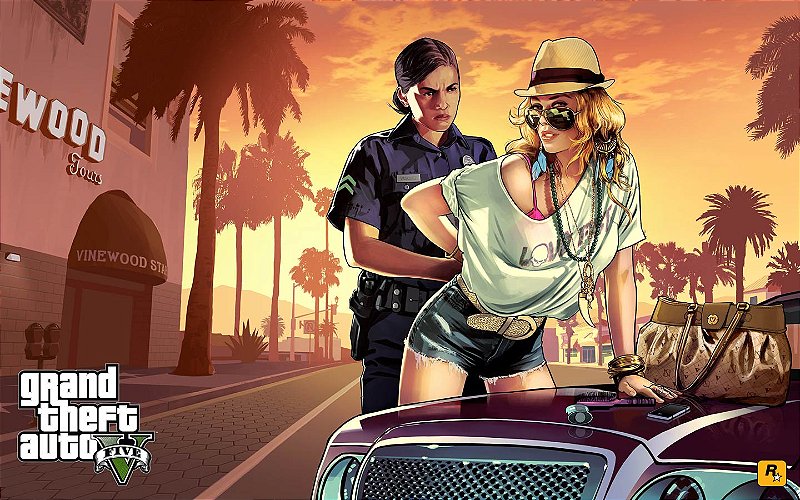 GTA V: confira a arte de capa oficial do game! - Arkade