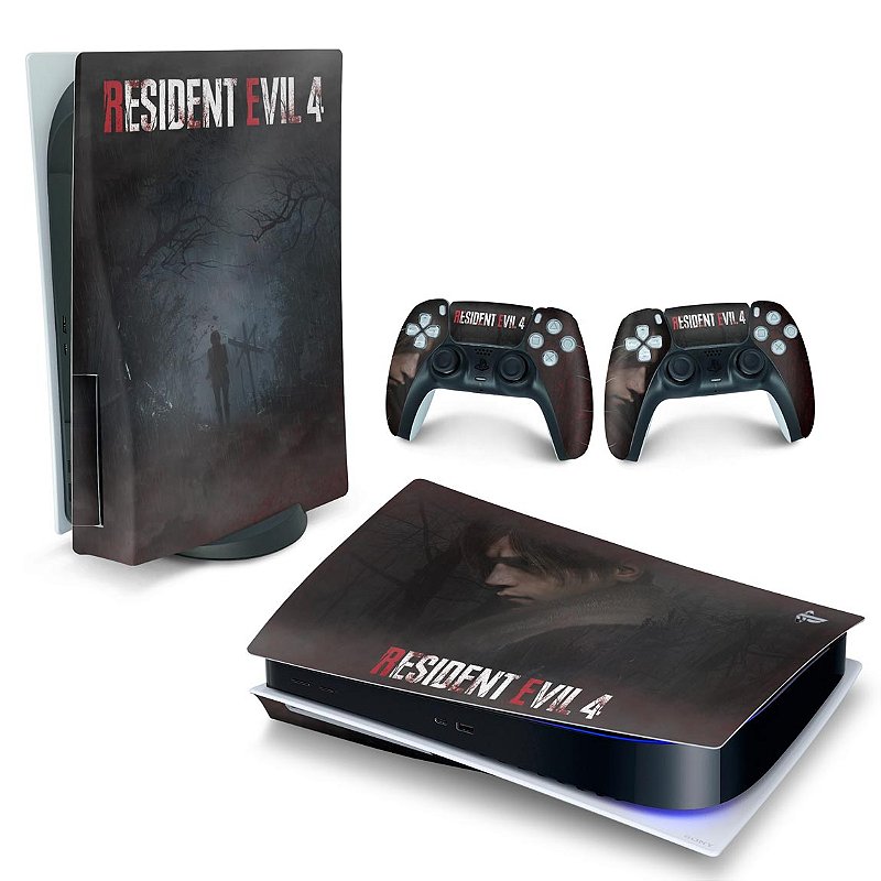 Skin xbox one fat Adesiva Resident Evil 4 Remake em Promoção na