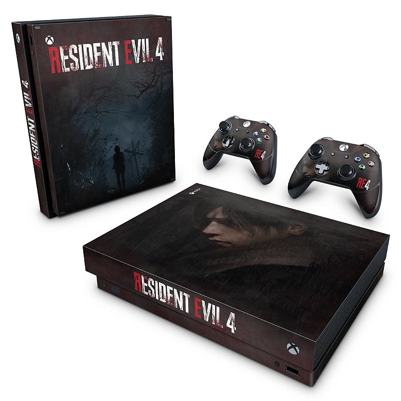 PS4 Pro Capa Anti Poeira - Resident Evil 4 Remake - Pop Arte Skins