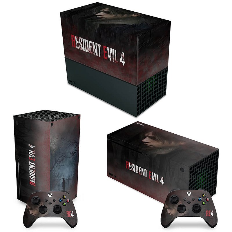 Skin xbox one fat Adesiva Resident Evil 4 Remake em Promoção na