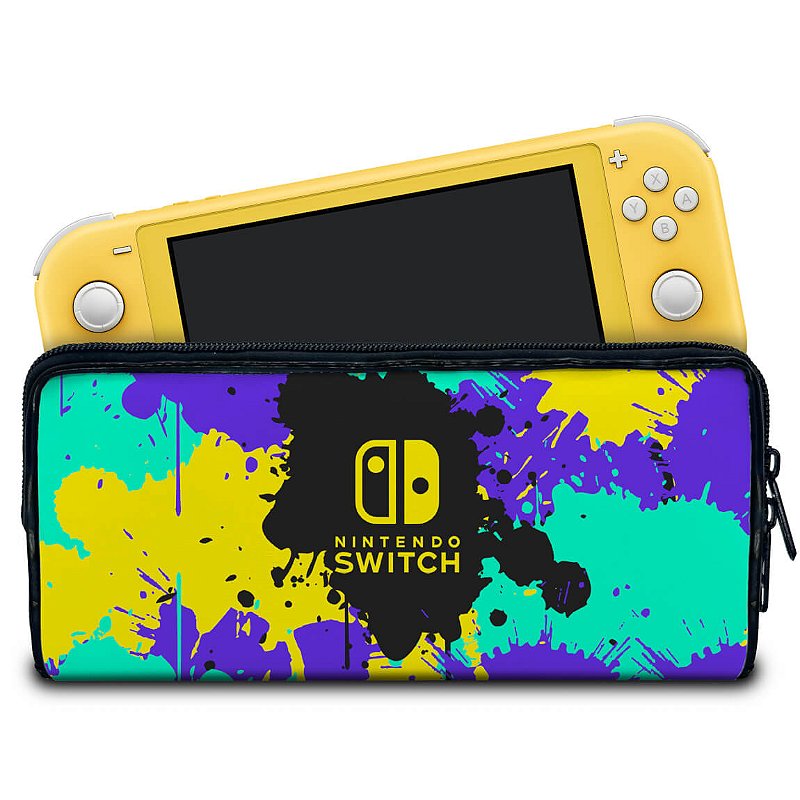 Nintendo Switch Lite + Splatoon 3 + ケース Case Nintendo Switch Lite Bolsa Estojo - Splatoon 3 - Pop
