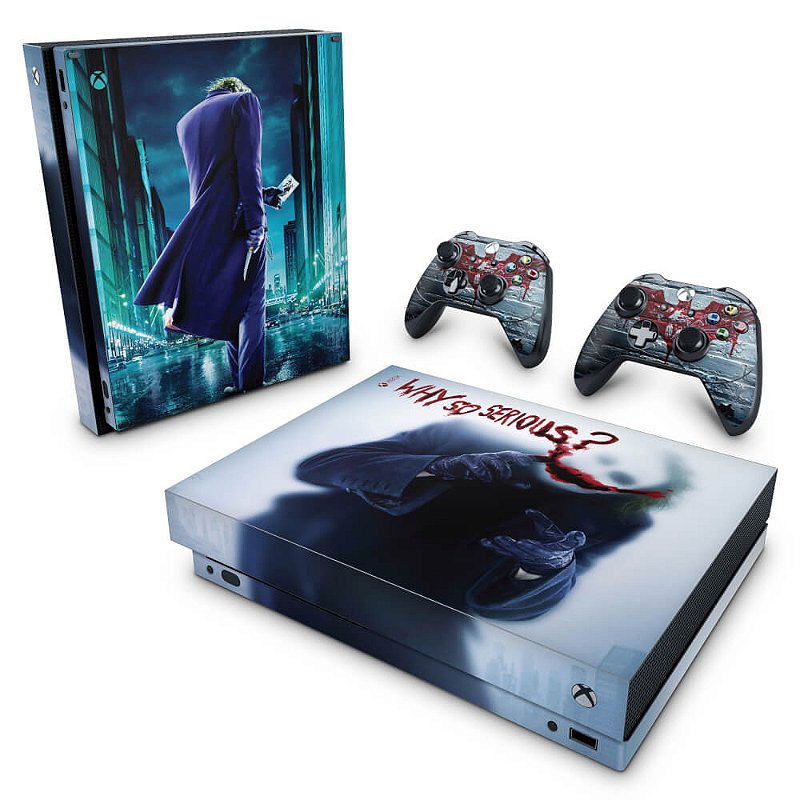 Xbox One X Skin Coringa Joker Pop Arte Skins