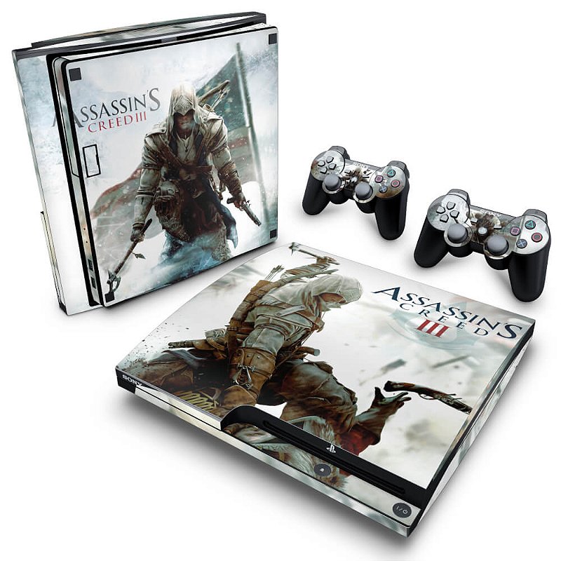 Ps3 Slim Skin Assassins Creed 3 Pop Arte Skins