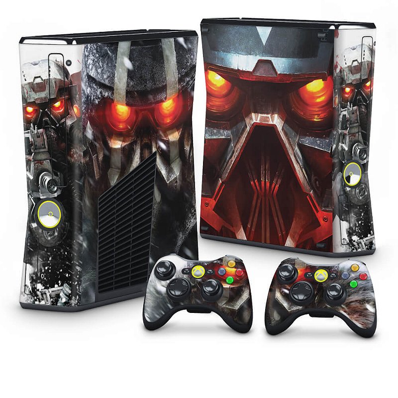 Xbox 360 Slim Skin Killzone 3 Pop Arte Skins