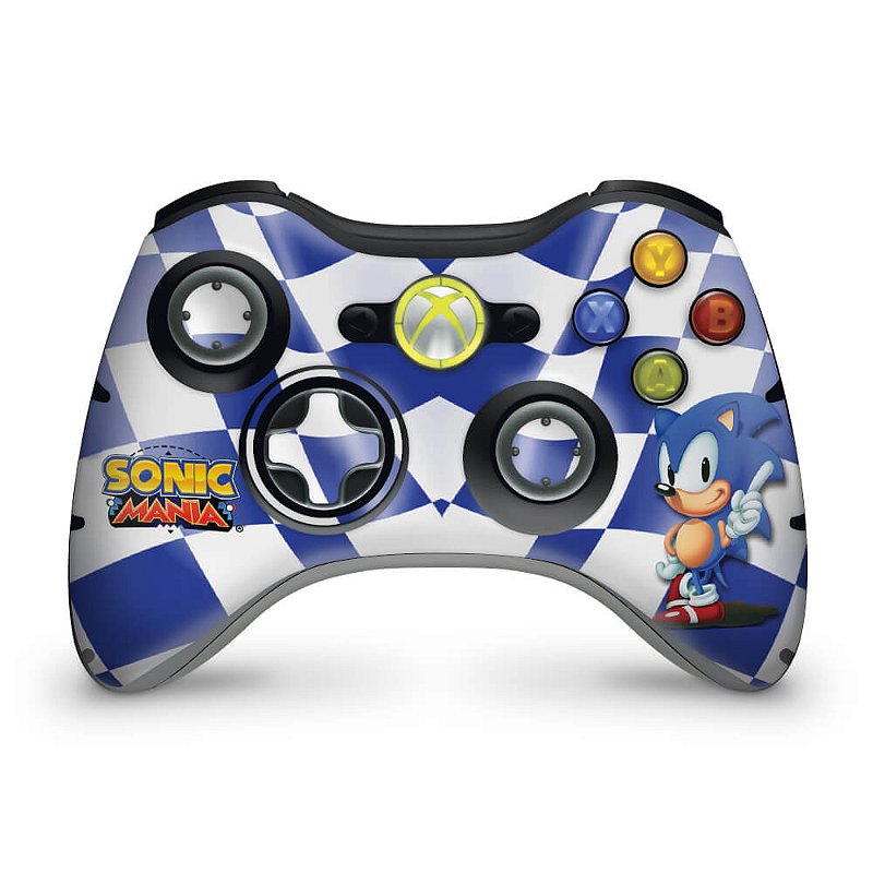 Skin Xbox 360 Controle - Sonic The Hedgehog - Pop Arte Skins