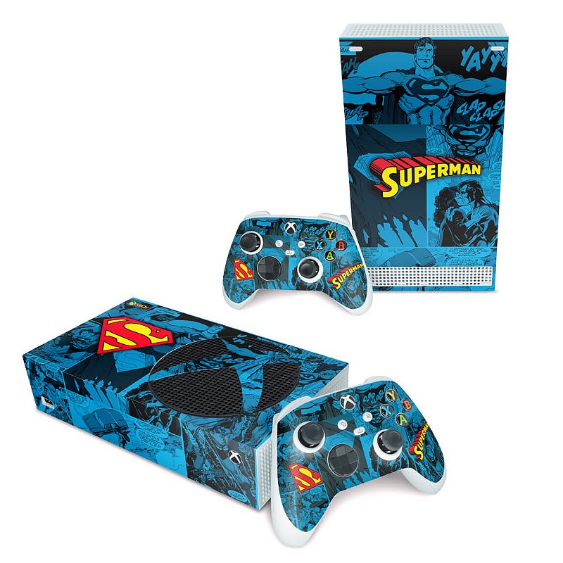 Xbox Series S Skin Superman Comics Pop Arte Skins