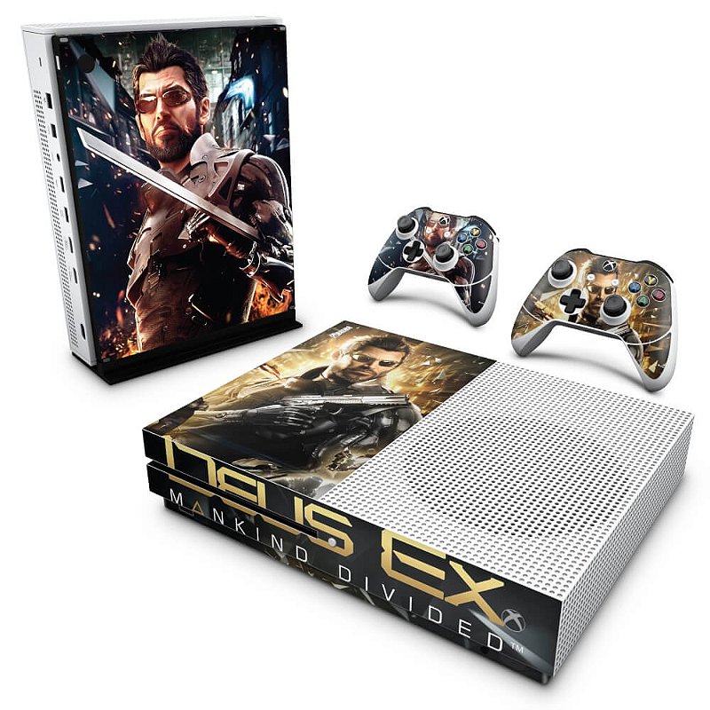 Xbox One Slim Skin - Deus Ex: Mankind Divided - Pop Arte Skins