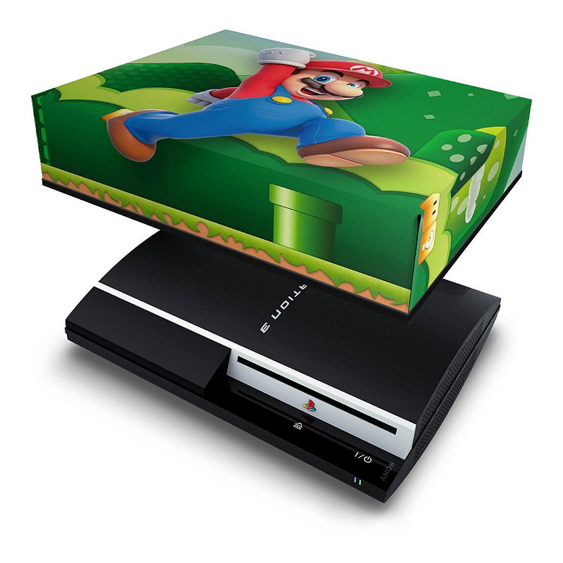 Capa Compatível Xbox 360 Fat Anti Poeira - Mario & Luigi - Pop