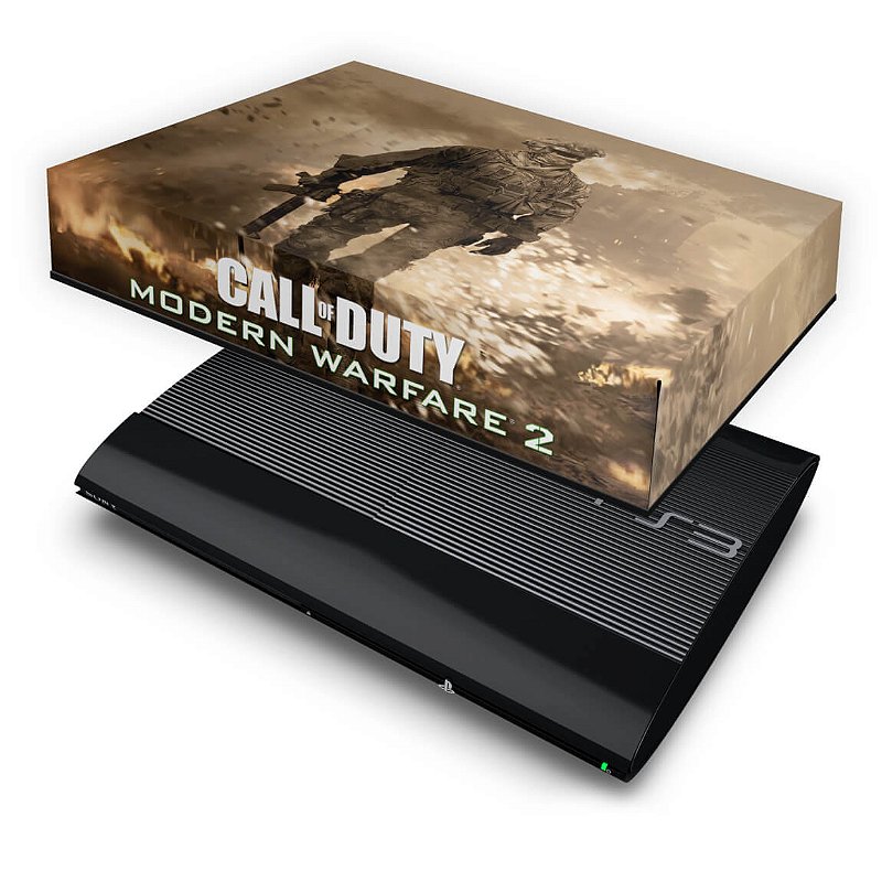 PS3 Super Slim Capa Anti Poeira - Call Duty Black Ops 2 - Pop Arte Skins