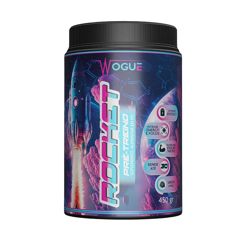 Rocket Pré Treino 450g - Wogue