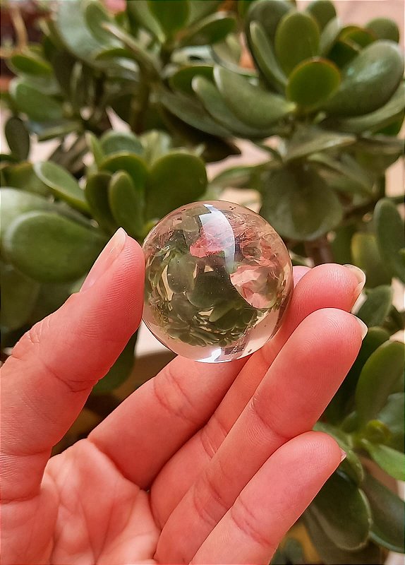 Bola Gigante 8,1kg Cristal Quartzo Boa Transparência Pedra Natural