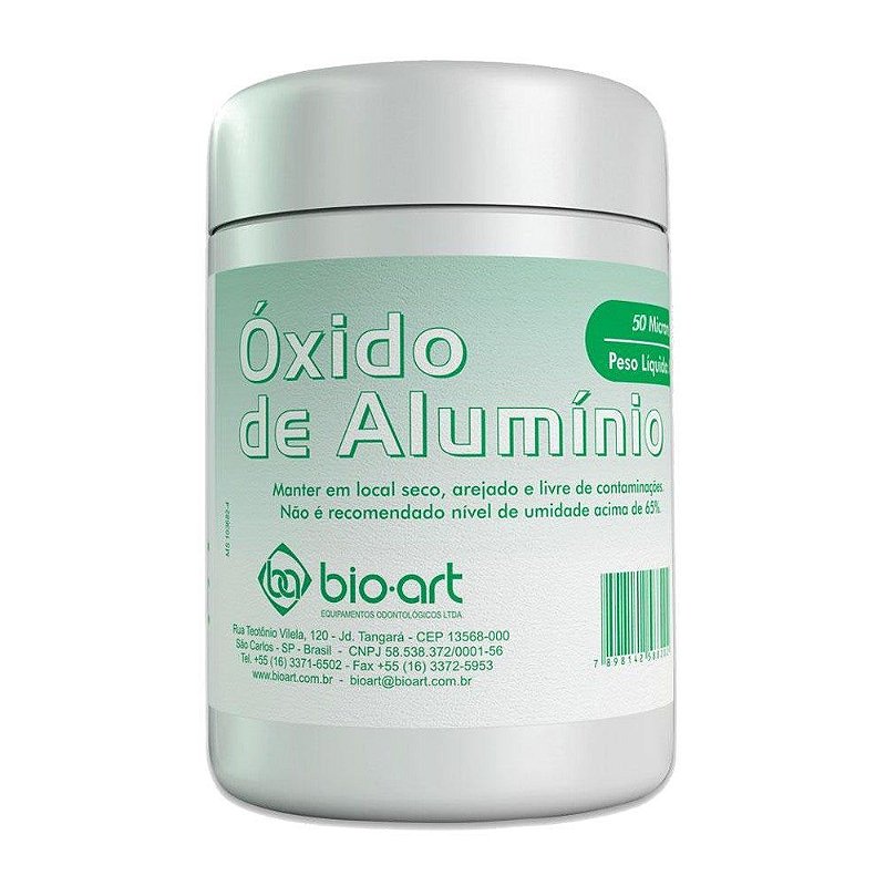 Oxido de Aluminio 50 Micron/220 Mesh 800gr - Bio Art - DentalSul ...