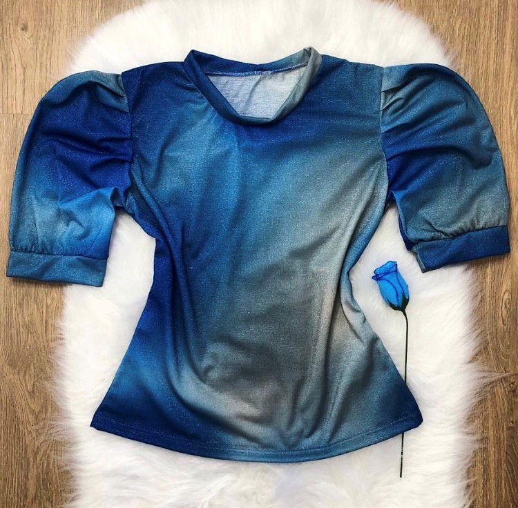 Blusa poliester com elastano Clearance