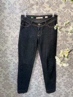 calça flare jeans aquamar