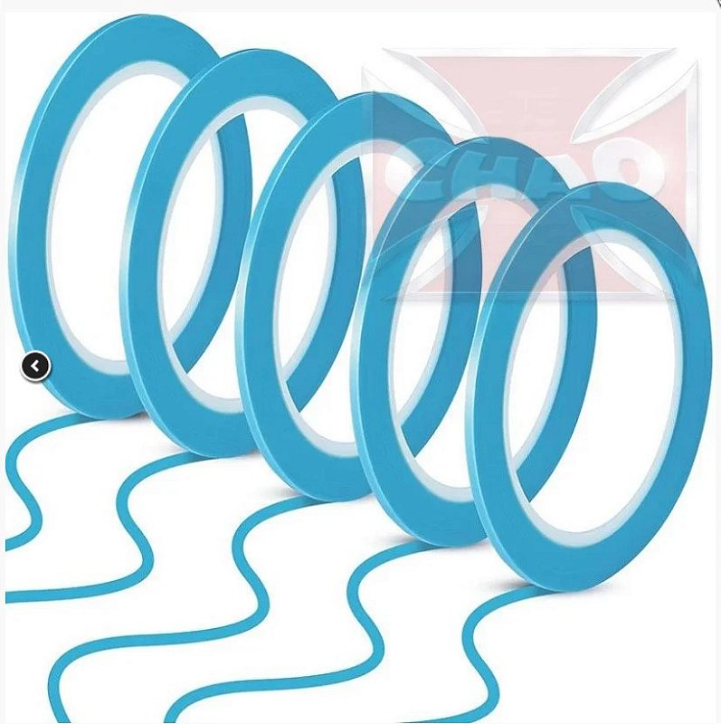 Fitas Filete Filetamento Blue Tape - Chao Kustom - Tintas Especiais