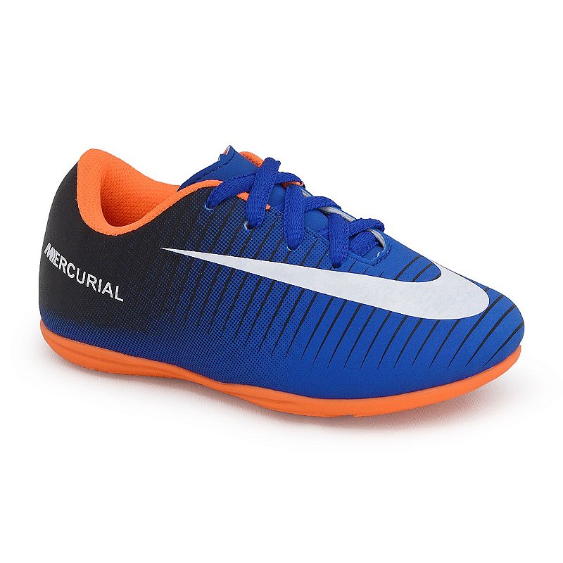chuteira mercurial azul escuro
