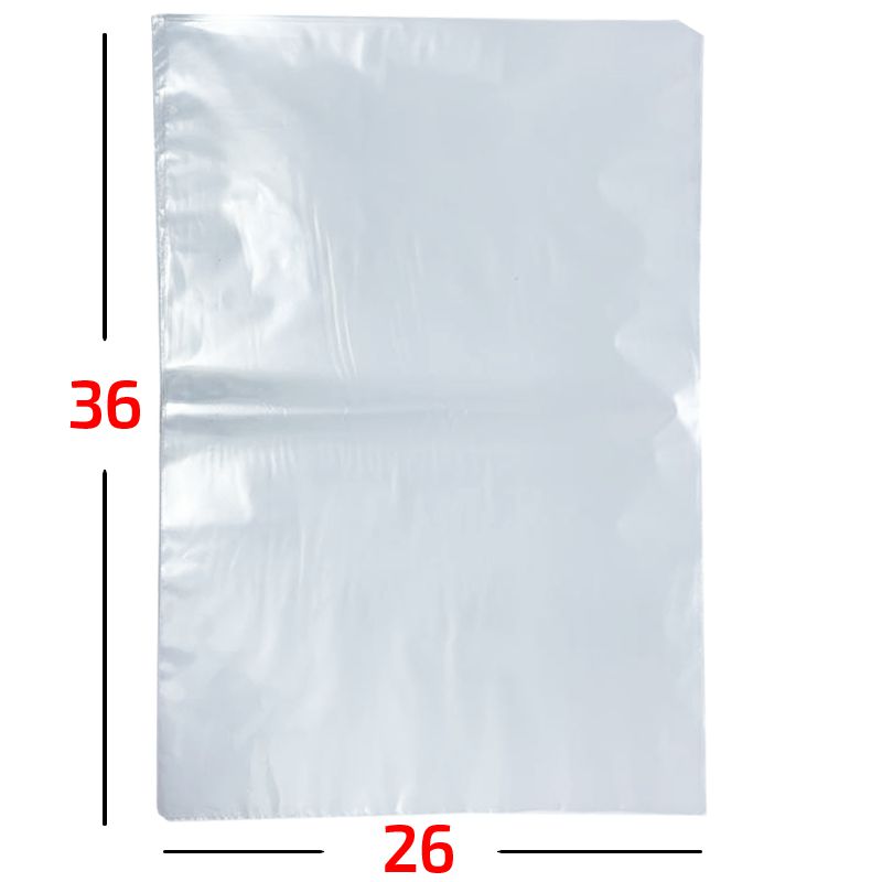 Saco Plástico Cristal Transparente 26X36 - Resolv Embalagens | Envelope de  segurança | Fitas adesivas | Papelaria | Bobinas de papel