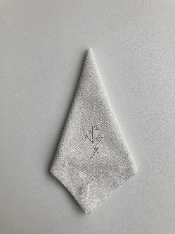 Guardanapo Linho Bordado