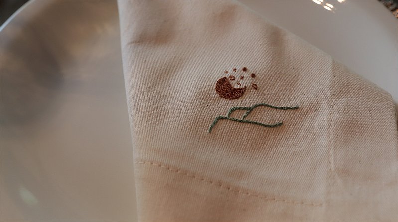 Guardanapo Bordado Noite Hurri Hills