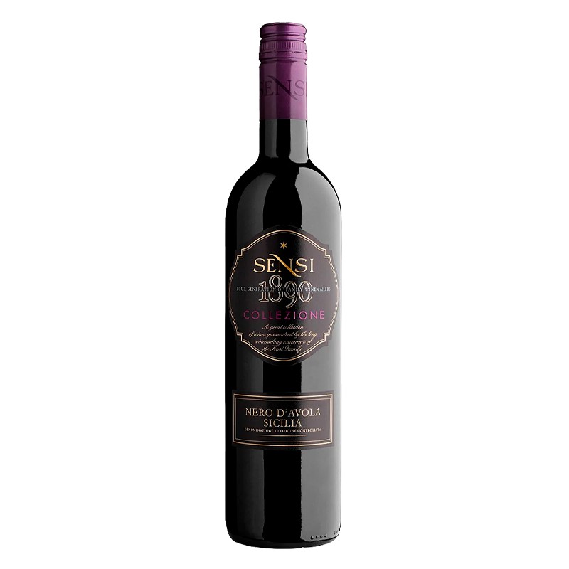 Vinho Italiano Tinto Sensi 1890 Collezione Nero D'Avola 750ml