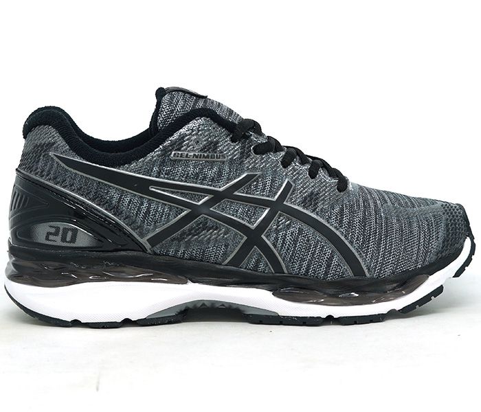 asics nimbus 20 cinza