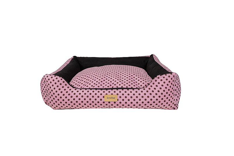 Cama King Tricoline Suede Póa Rosa Cães Zarablue