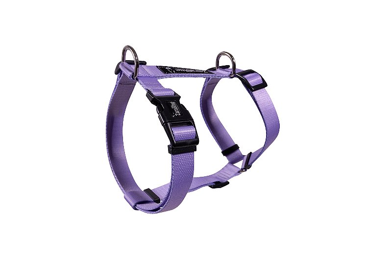 Peitoral H para Cachorro e Gato Lilás ZaraBlue