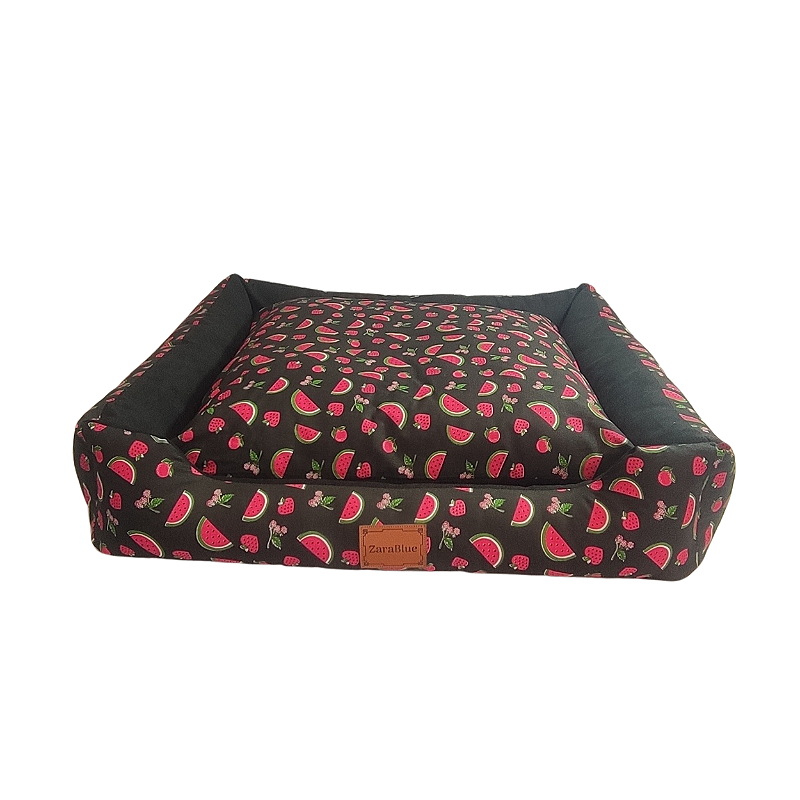 Cama King Tricoline Suede Melancia Cães Zarablue