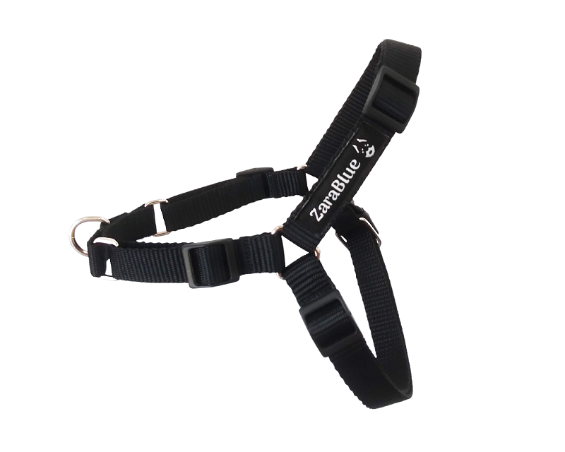 Peitoral Antipuxão Black Para Cachorros Zarablue