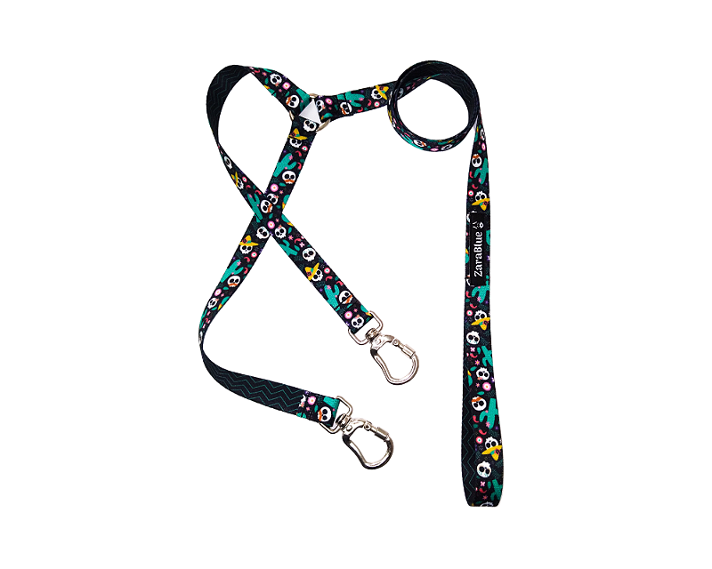 Guia Dupla para passeio Cachorro Guadalupe ZaraBlue