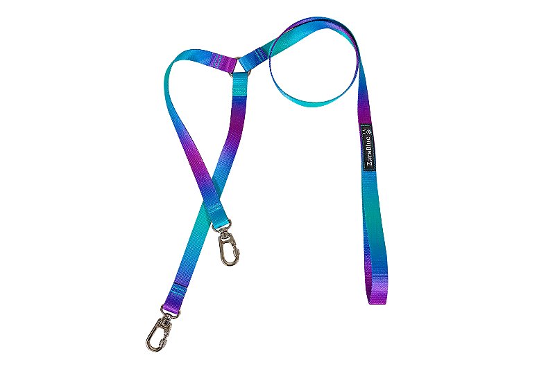 Guia Dupla para passeio Cachorro Pollar ZaraBlue