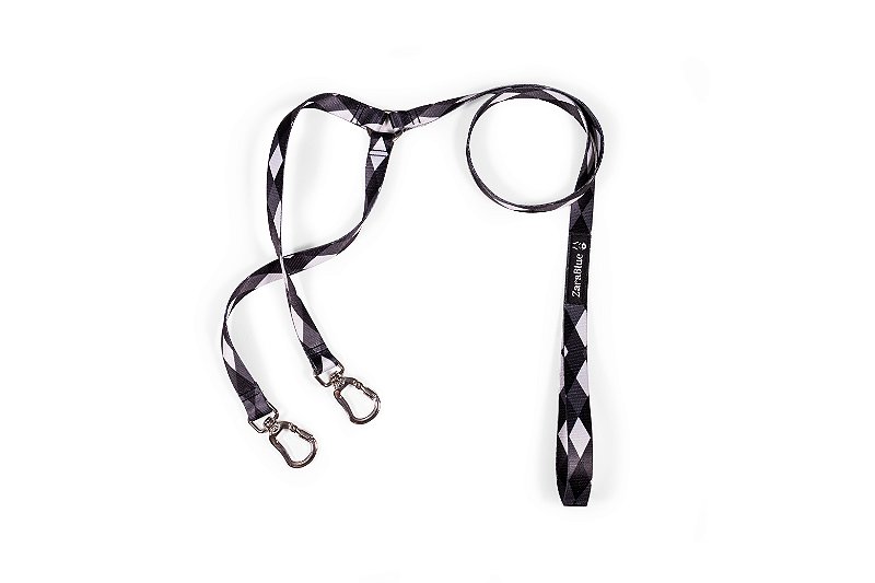 Guia Dupla para passeio Cachorro Kilt ZaraBlue