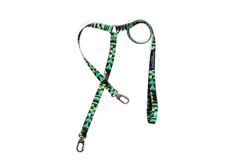 Guia Dupla para passeio Cachorro Kingstone ZaraBlue