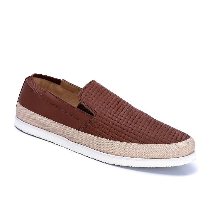 sapatênis slip on masculino marrom - Constanzie- Moda Masculina, acessórios maculinos, sapatos, Moda social, Loja de roupas