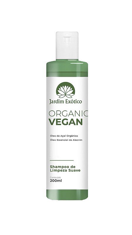 Shampoo Vegano de Limpeza Suave Jardim Exótico - 200ml - Jardim