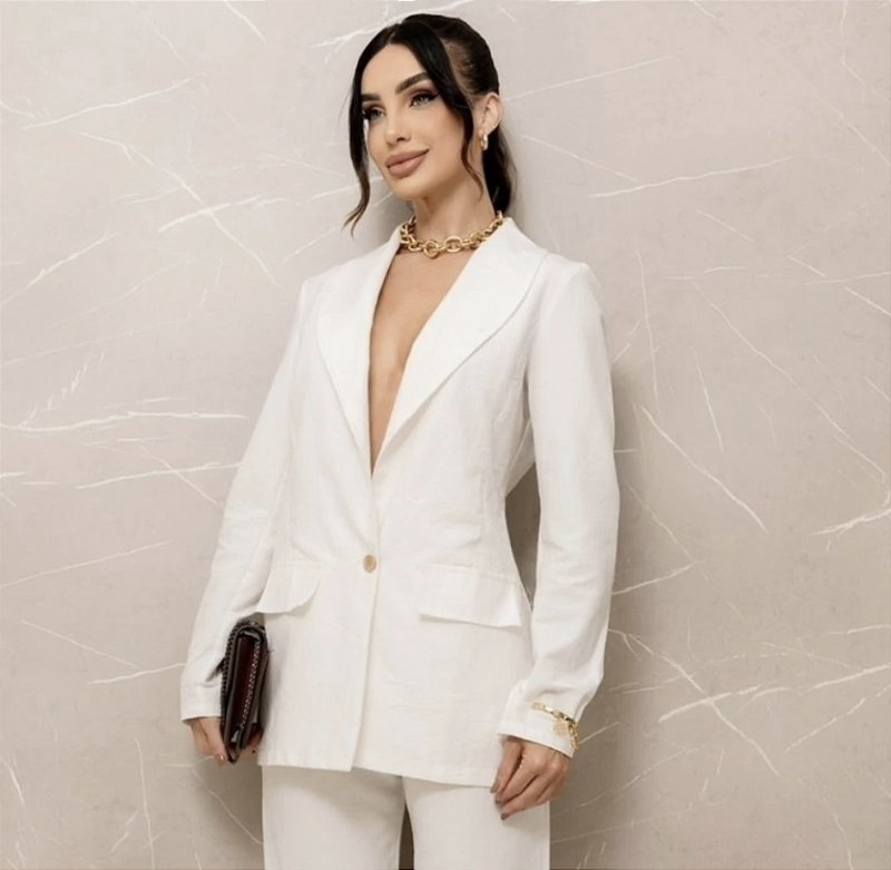 Blazer Kátia Branco Off