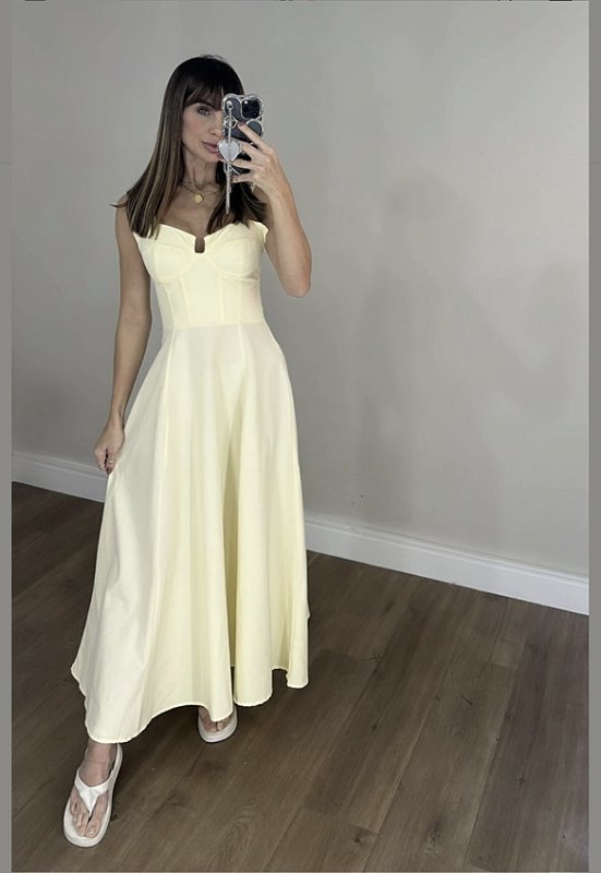 Vestido Lara Amarelo