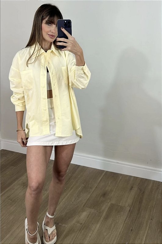 Camisa Janaína Amarela