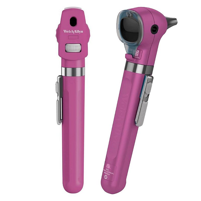 Kit Otoscópio e Oftalmoscópio Welch Allyn Pocket Plus Violeta Medical
