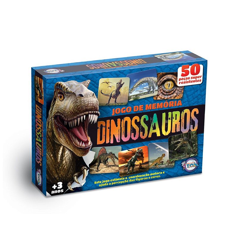 JOGO DA MEMORIA MAD.DINOSSAURO 24PC 3919URIARTE