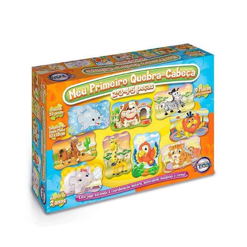 Jogo Quebra Cabeça Infantil Motos Kids 4 Em 1 Puzzle 400 Pçs - Brinquedos  Toia - Quebra-Cabeça - Magazine Luiza