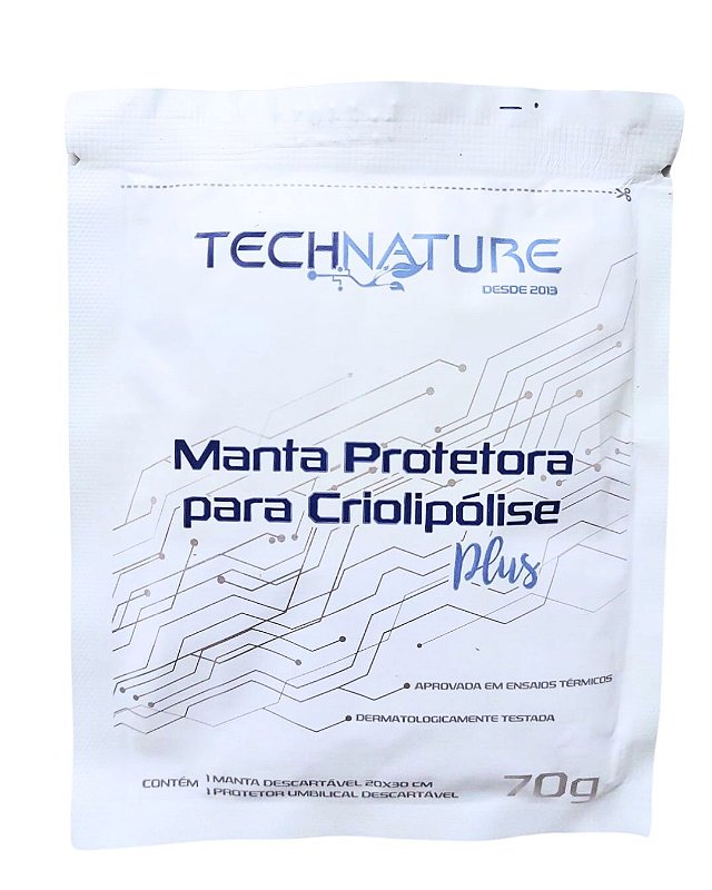 10 Unid. Manta Technature Criolipólise 20x30 Plus M 70g