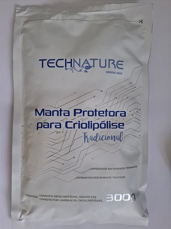 10 unid. Manta para Criolipólise Technature Tradicional 60x40cm GG 300g