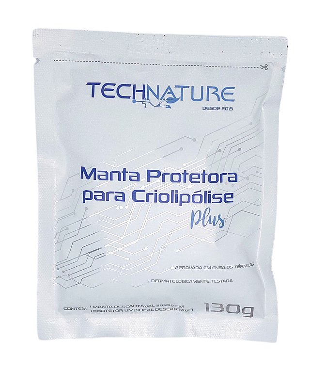 10 Unid. Manta Technature Criolipólise 30x38 Plus G 130g