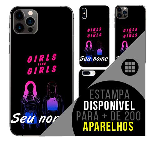 Capa de celular personalizada com nome - LGBT Lésbica - Girls
