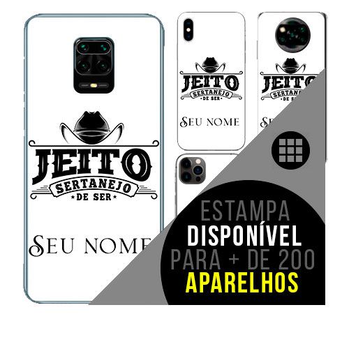 Capa de celular personalizada com nome - todos aparelhos - Sertanejo 2