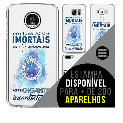 Capa de celular - Cruzeiro [disponível para + de 200 aparelhos]