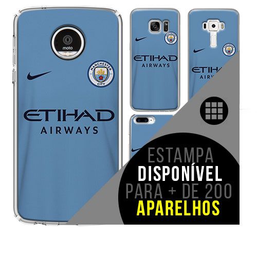 Capa de celular - Manchester City 2 [disponível para + de 200 aparelhos]