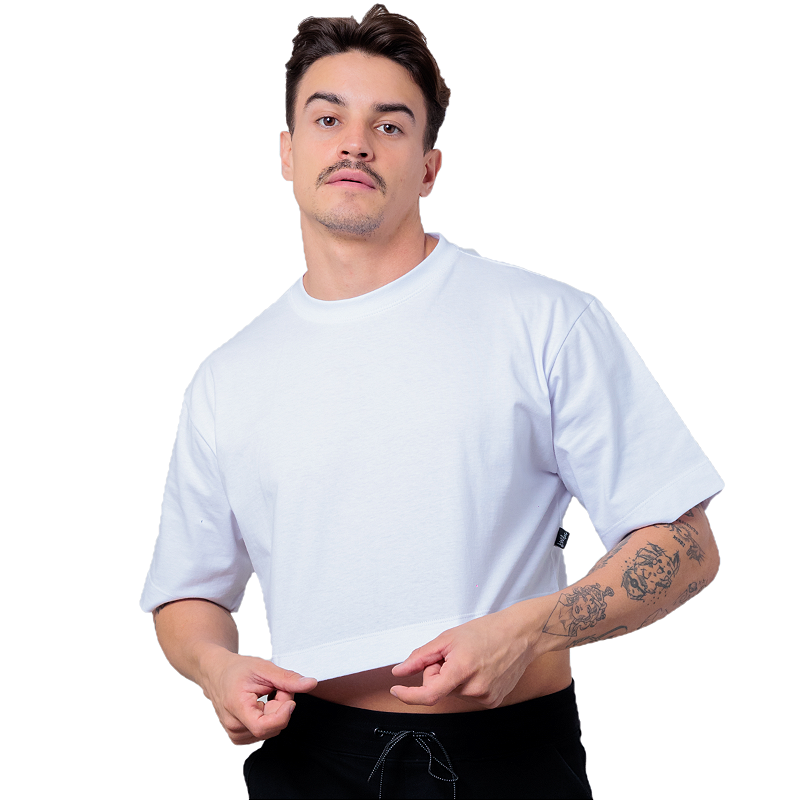 メンズウェア #NAGG BB SHIRTS JKT WHITE Cropped Masculino Branco Oversized - J Wilas _ Beachwear _ Sungas